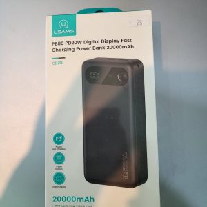 USAMS PB80 CD251 Power Bank 20000mAh 20W Digital Display Fast Charging